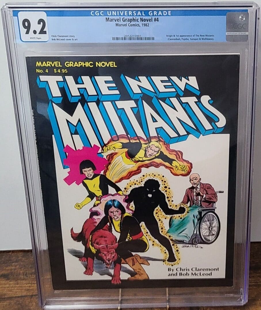 A comic book cover with the characters of the new mutants.