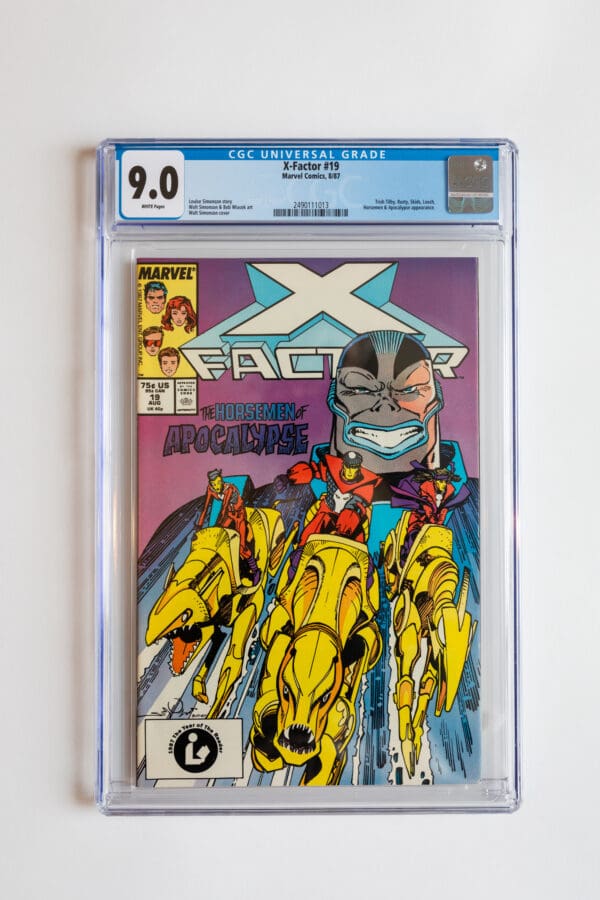A comic book is shown on the cover.